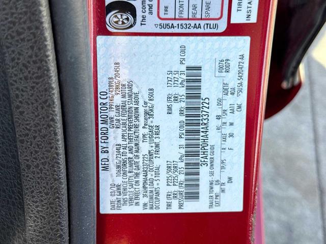2010 Ford Fusion SE