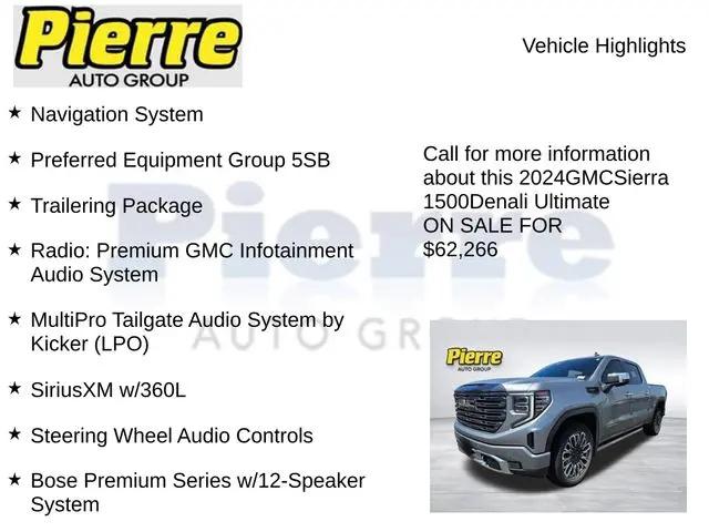2024 GMC Sierra 1500 4WD Crew Cab Short Box Denali Ultimate