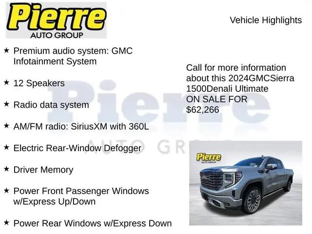 2024 GMC Sierra 1500 4WD Crew Cab Short Box Denali Ultimate