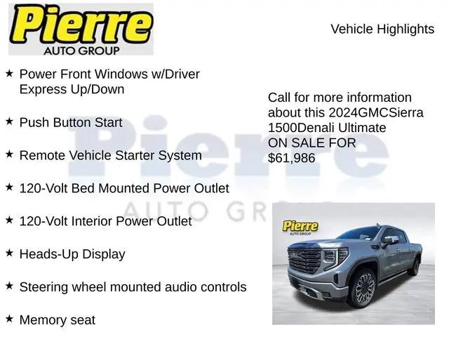 2024 GMC Sierra 1500 4WD Crew Cab Short Box Denali Ultimate