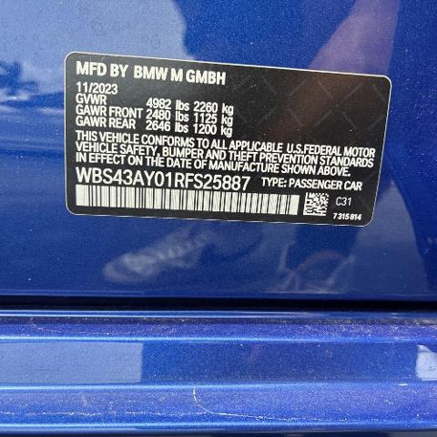 2024 BMW M3 Competition xDrive