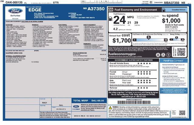 2021 Ford Edge Titanium