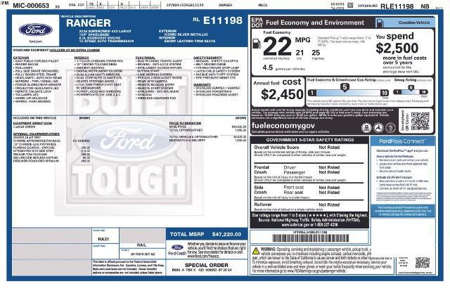 2024 Ford Ranger LARIAT