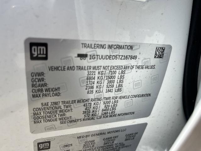 2026 GMC Sierra 1500 Crew Cab, Short Bed, SLT, 4WD