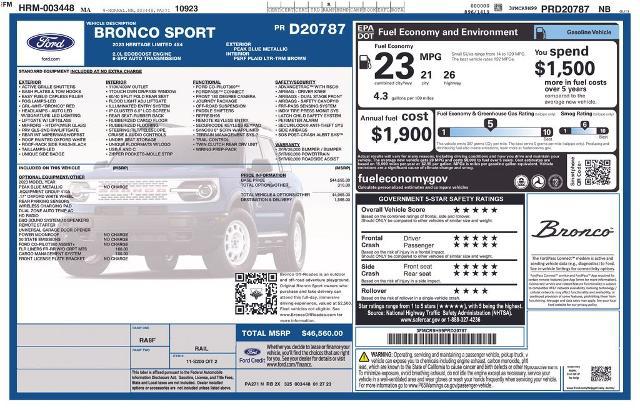 2023 Ford Bronco Sport Heritage Limited