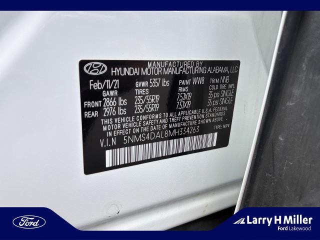 2021 Hyundai Santa Fe Limited
