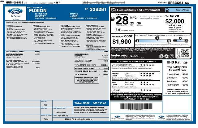 2014 Ford Fusion SE