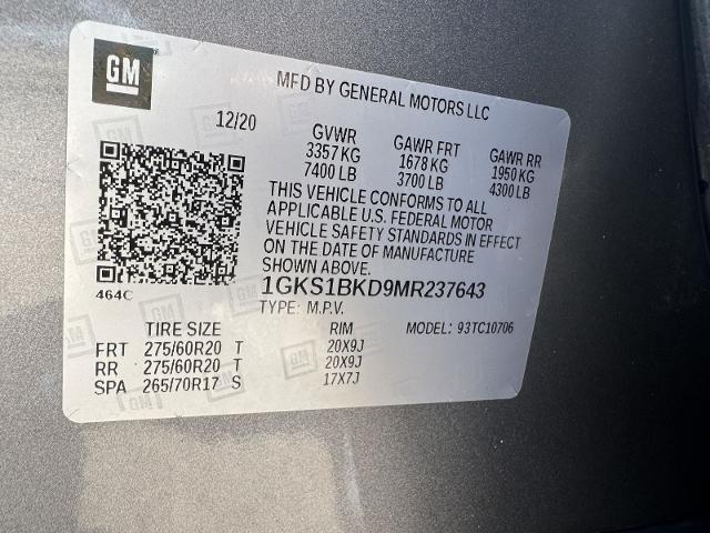 2021 GMC Yukon 2WD SLT