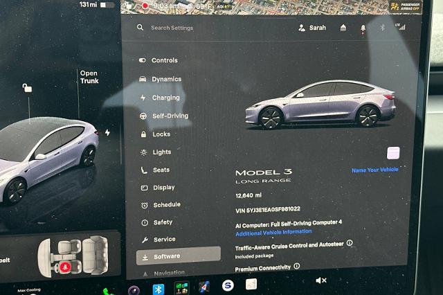 2025 Tesla Model 3 Long Range Rear-Wheel Drive