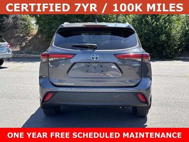 2022 Toyota Highlander Hybrid XLE 2022 Toyota Highlander Hybrid XLE