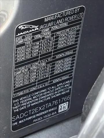 2026 Jaguar F-PACE R-Dynamic S P250 AWD Automatic