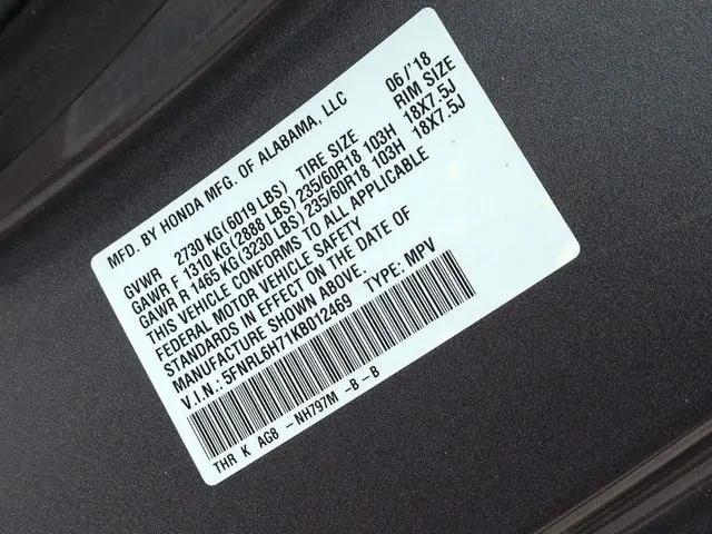 2019 Honda Odyssey EX-L