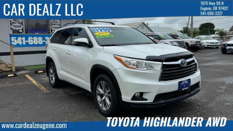 2015 Toyota Highlander XLE V6 for sale in Eugene, OR