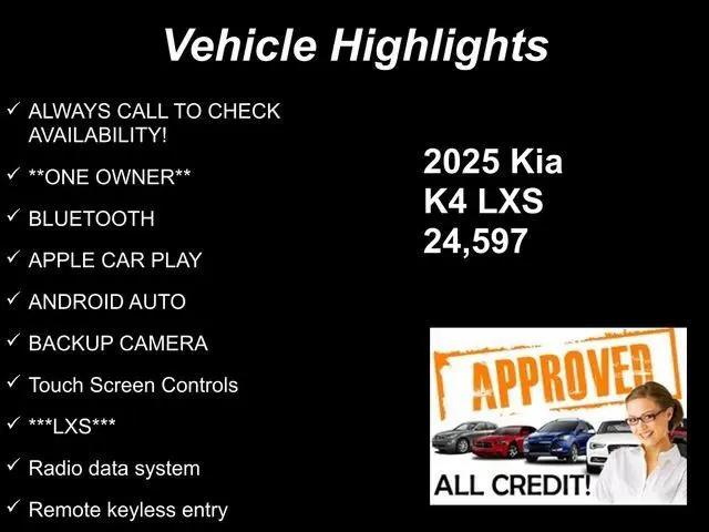 2025 Kia K4 LXS