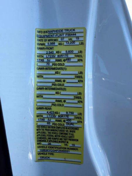 2015 Chevrolet Silverado 3500HD WT