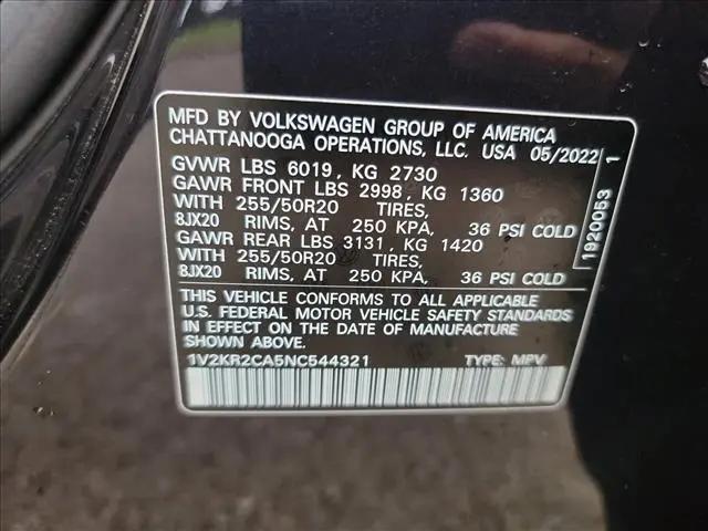 2022 Volkswagen Atlas 3.6L V6 SE w/Technology