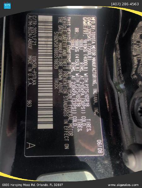 2008 Toyota Tundra Limited 5.7L V8