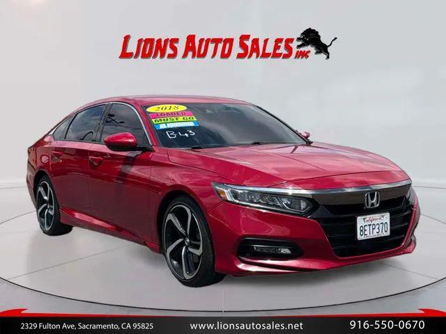 2018 Honda Accord Sport for sale in Sacramento, CA