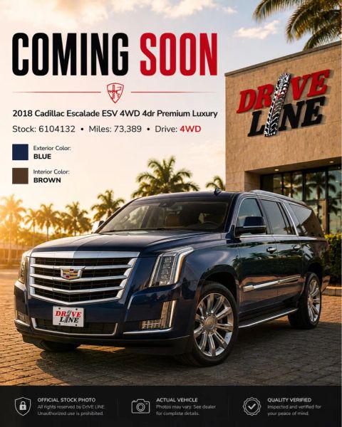 2018 Cadillac Escalade ESV Premium Luxury for sale in Jacksonville, FL