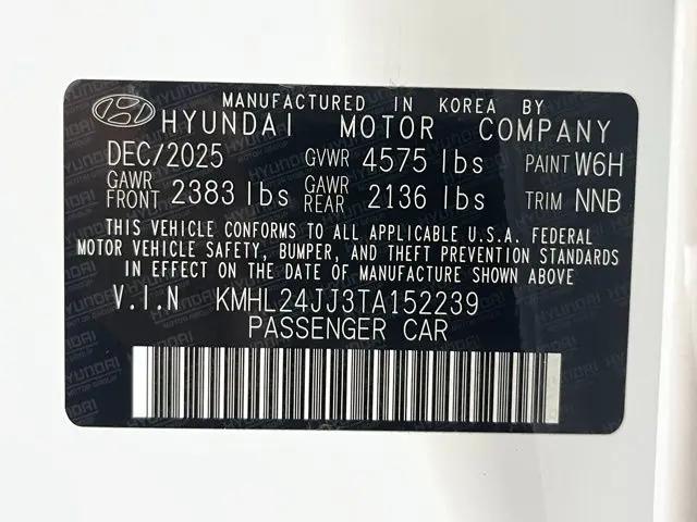 2026 Hyundai Sonata Hybrid Blue