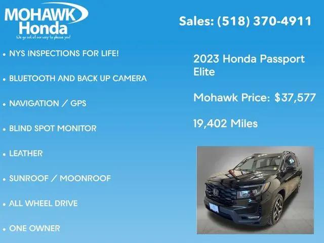 2023 Honda Passport AWD Elite
