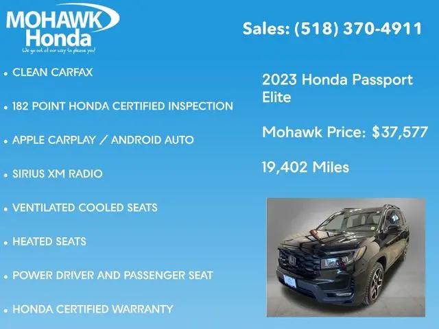 2023 Honda Passport AWD Elite