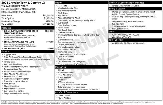 2008 Chrysler Town & Country LX