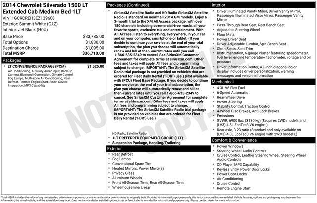 2014 Chevrolet Silverado 1500 1LT