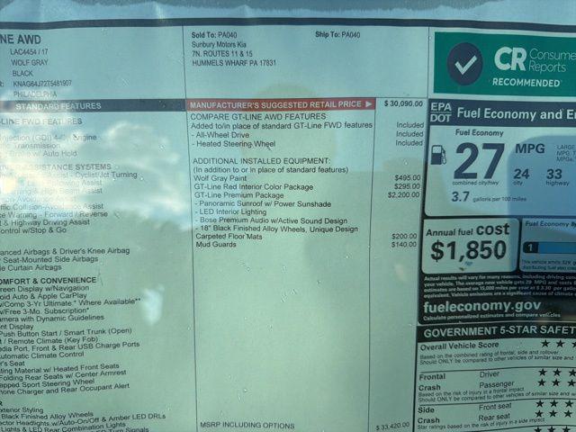 2026 Kia K5 GT-Line AWD