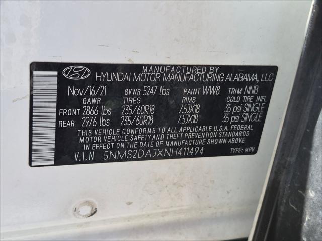 2022 Hyundai Santa Fe SEL