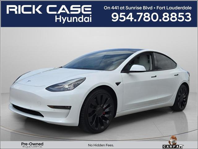 2022 Tesla Model 3 Performance Dual Motor All-Wheel Drive for sale in PLANTATION, FL