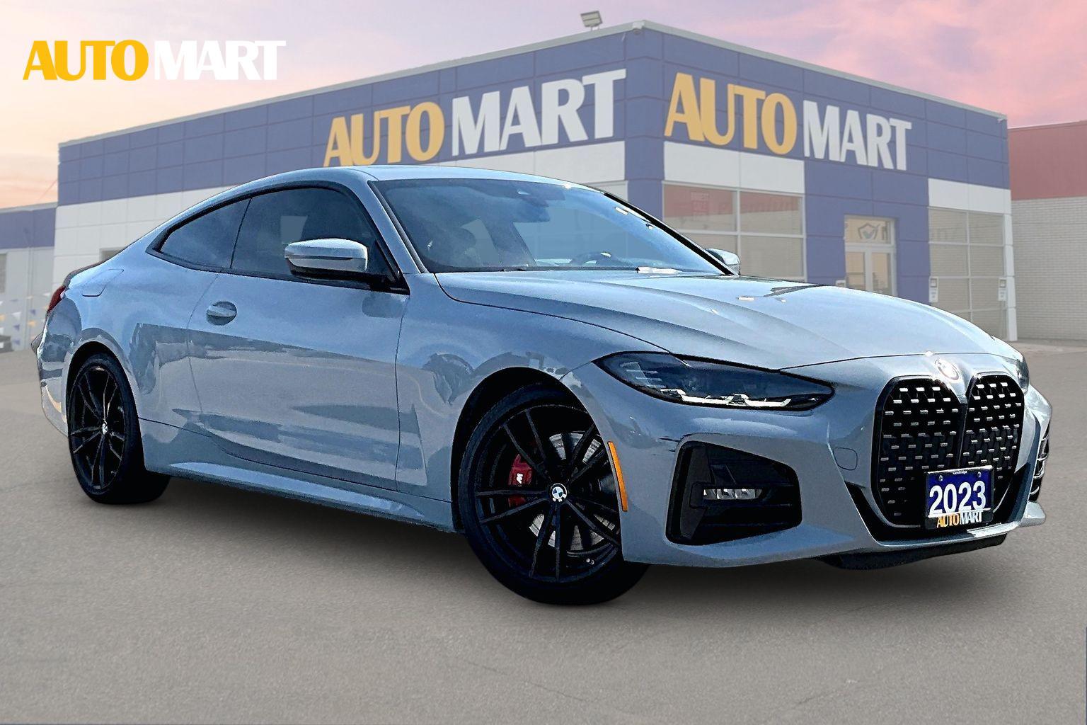 Gray Metallic 2023 BMW 4 Series 430i Coupe xDrive Coupe All-Wheel Drive Automatic