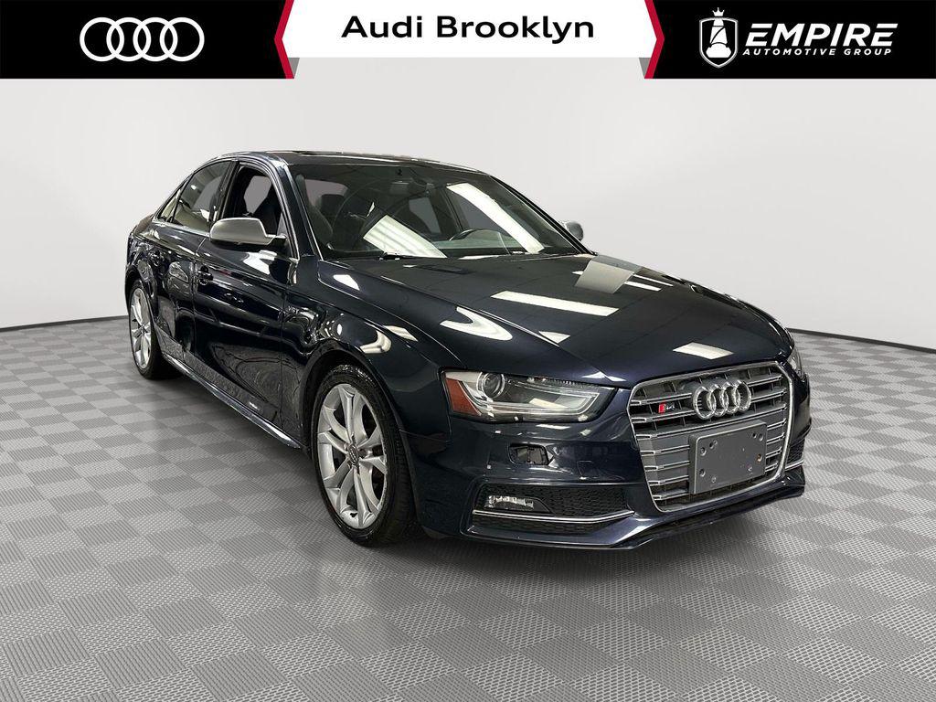 Monsoon Gray Metallic 2013 Audi S4 Sedan All-Wheel Drive 6-Speed Manual Overdrive