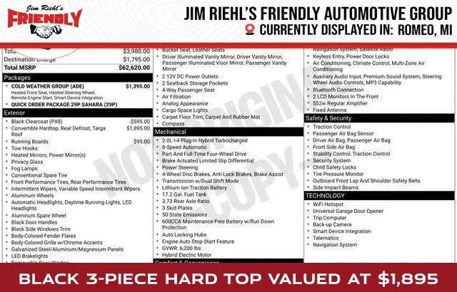2023 Jeep Wrangler 4xe Sahara 4x4 for sale in Washington, MI