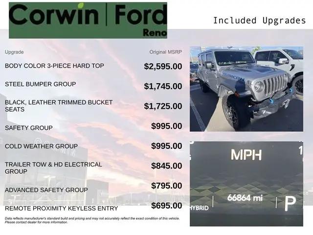 2021 Jeep Wrangler 4xe Unlimited Rubicon 4x4