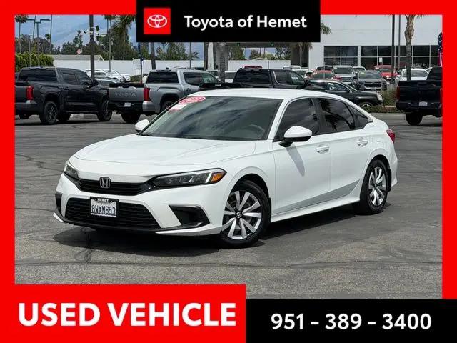2022 Honda Civic LX for sale in Hemet, CA