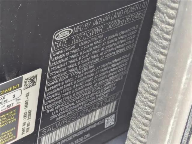 2022 Land Rover Range Rover Sport HSE Silver Edition MHEV