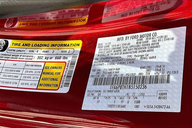 2022 Ford Mustang EcoBoost Premium Fastback