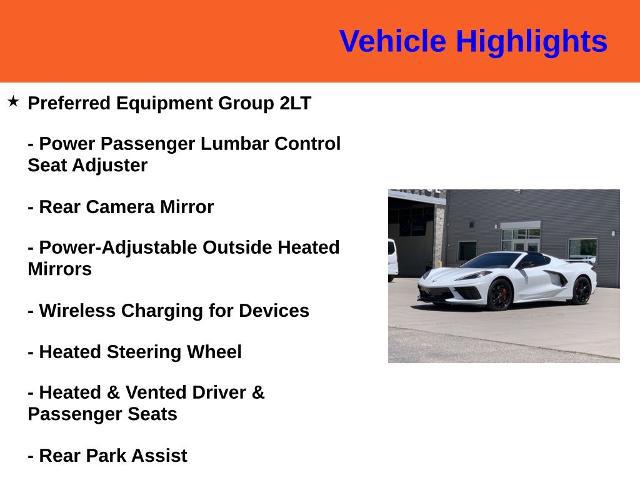 2022 Chevrolet Corvette Stingray RWD Coupe 2LT