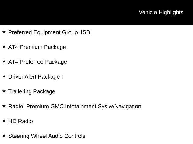 2019 GMC Sierra 1500 AT4