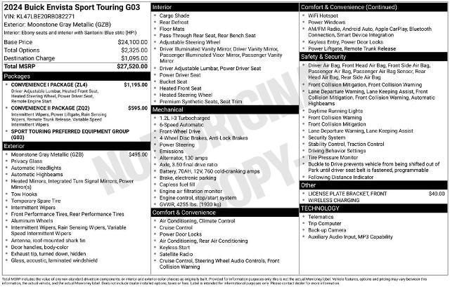 2024 Buick NV Sport Touring FWD