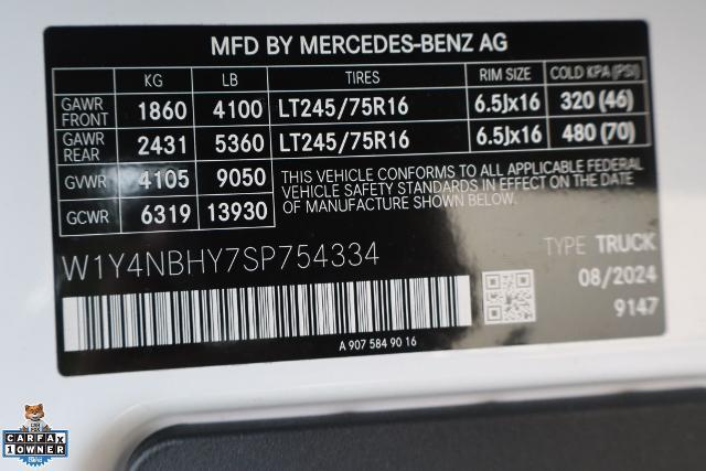 2025 Mercedes-Benz Sprinter 2500 Standard Roof 4-Cyl Diesel HO