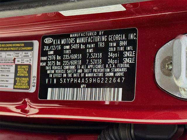 2017 Kia Sorento 3.3L EX