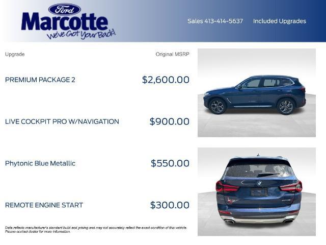 2022 BMW X3 xDrive30i