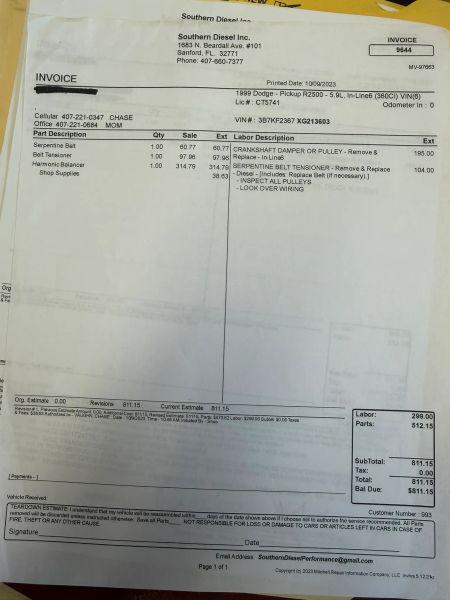 1999 Dodge Ram 2500 Base