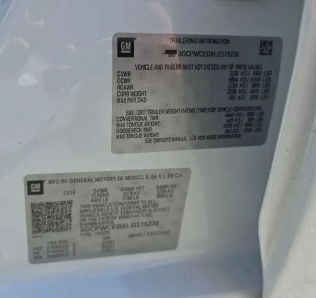 2020 Chevrolet Silverado 1500 2WD Crew Cab Short Bed LT