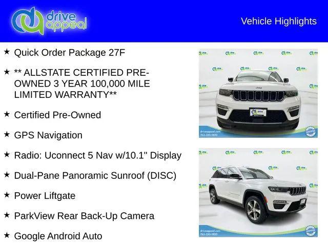 2022 Jeep Grand Cherokee Limited 4x4