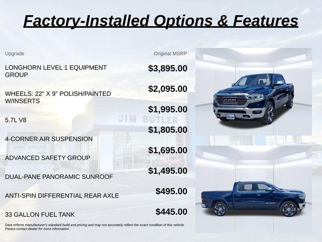 2020 Ram 1500 Laramie Longhorn Crew Cab 4x4 5'7" Box