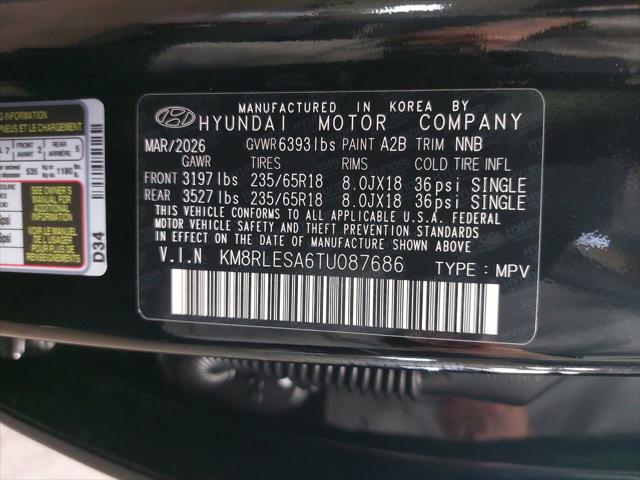 2026 Hyundai Palisade SEL 7P
