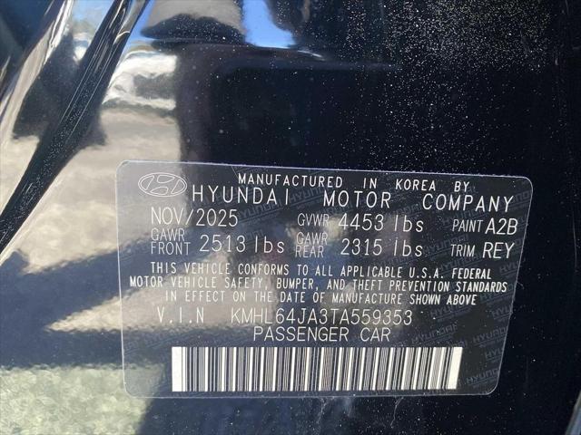 2026 Hyundai Sonata SEL Sport